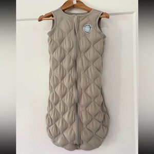 Gray Quilted Kids Pajama Sleep Sack